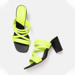 Women Strappy Block Heels